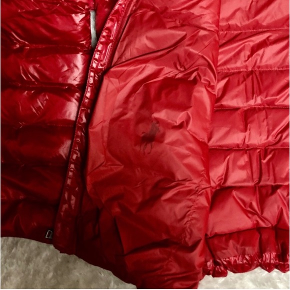 Ralph Lauren Polo Arctic Red Scarlet Packable Men’s Performance Jacket sz XL - Picture 7 of 15